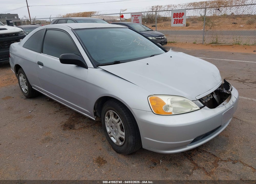 2002 HONDA CIVIC DX VIN: 1HGEM21222L066980