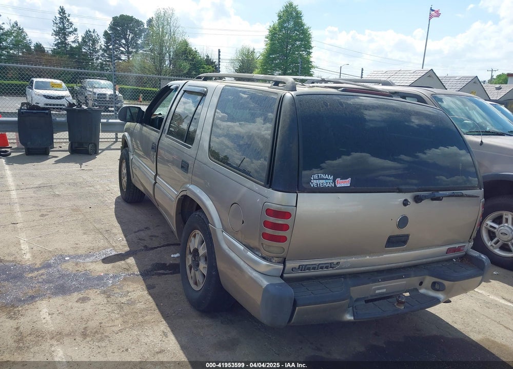 2000 GMC JIMMY SLE VIN: 1GKDT13WXY2376580