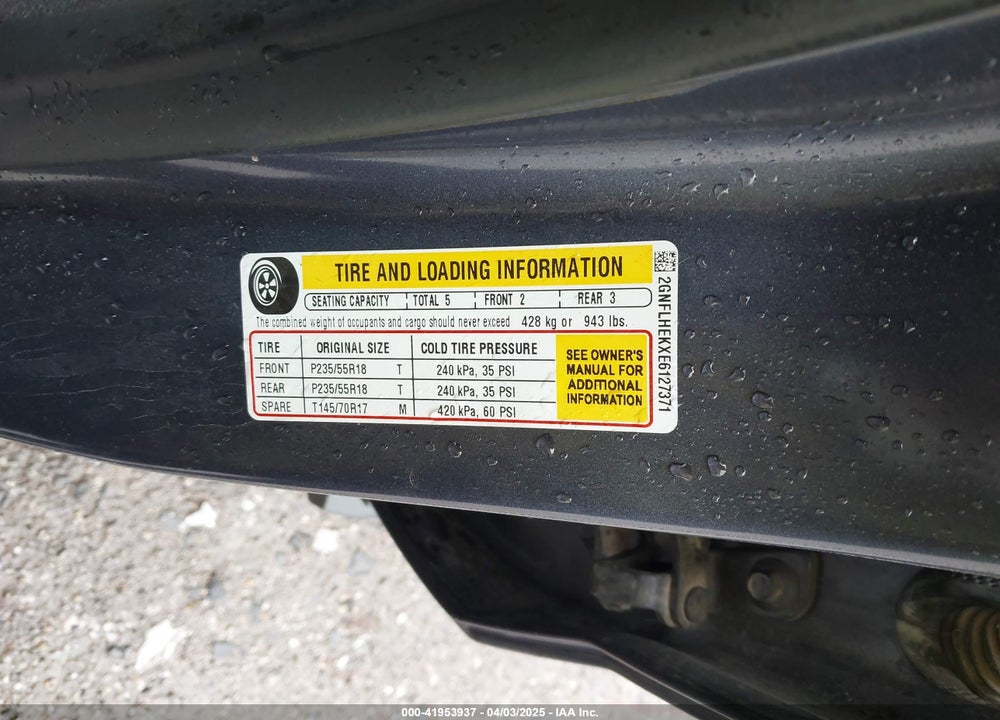 2014 CHEVROLET EQUINOX VIN: 2GNFLHEKXE6127371