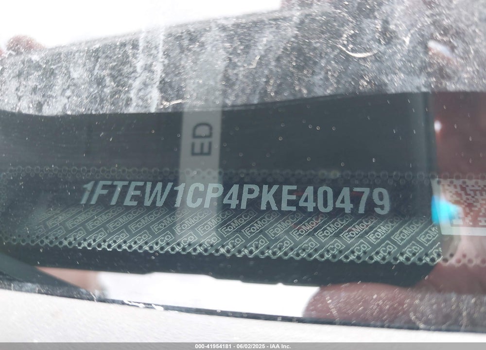 2023 FORD F150 VIN: 1FTEW1CP4PKE40479