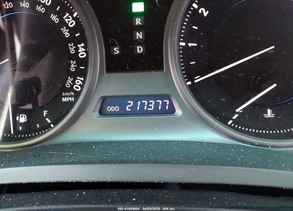 2010 LEXUS IS250 VIN: JTHBF5C24A5107296