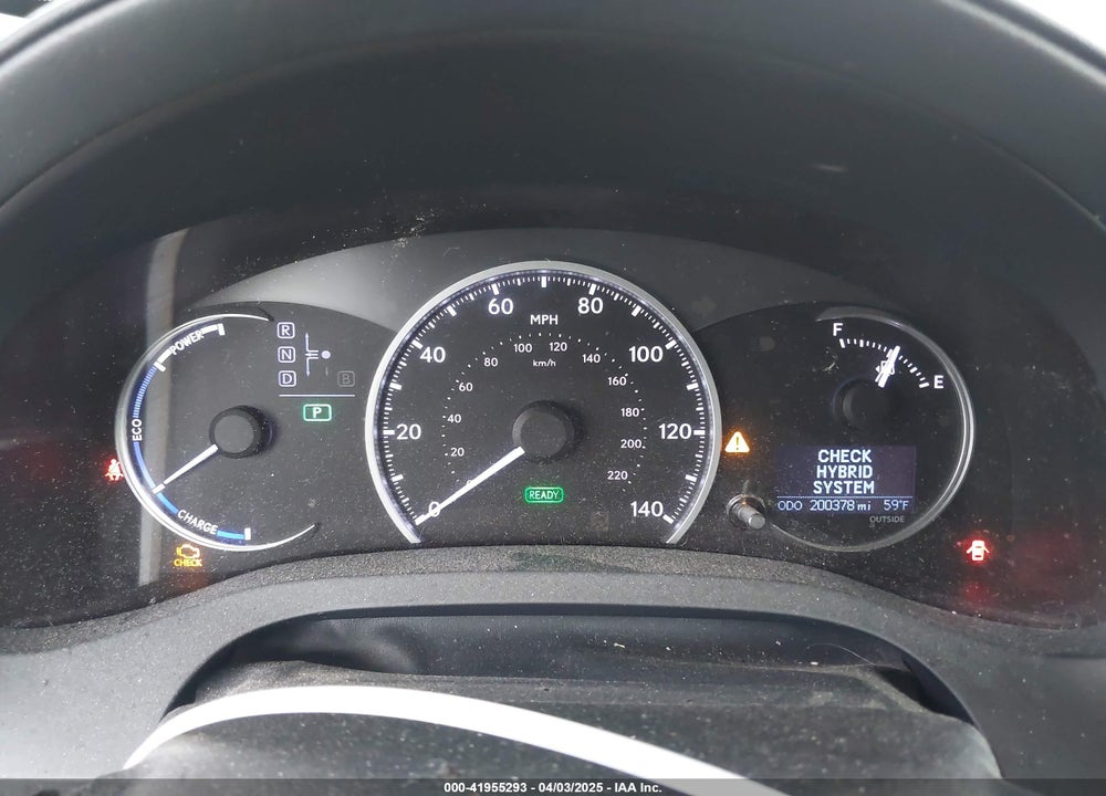 2013 LEXUS CT 200H VIN: JTHKD5BH0D2167996