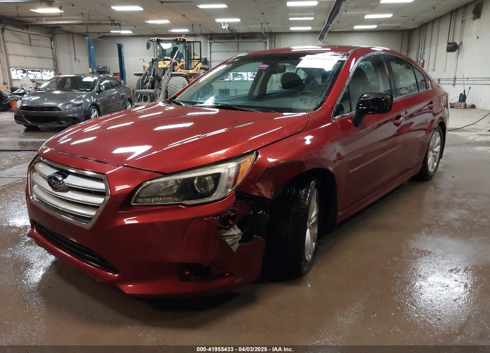 2016 SUBARU LEGACY 2.5I PREMIUM VIN: 4S3BNAC62G3040511