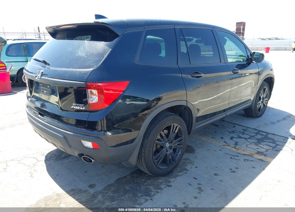 2021 HONDA PASSPORT VIN: 5FNYF8H21MB038592