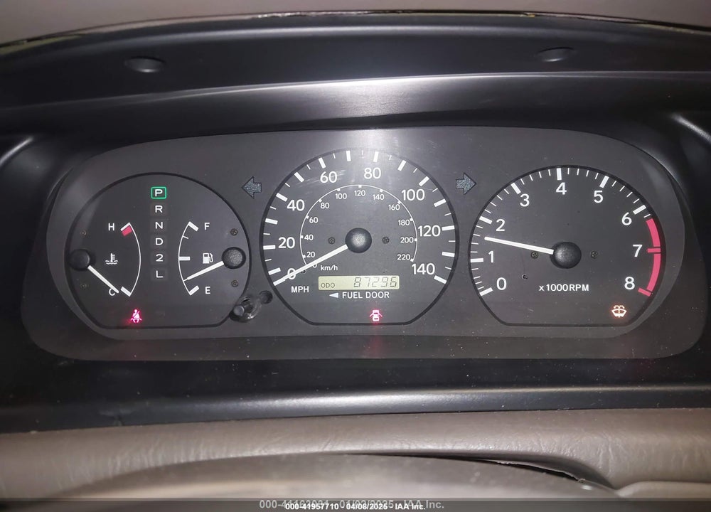 2000 TOYOTA CAMRY LE V6 VIN: JT2BF28K3Y0251303