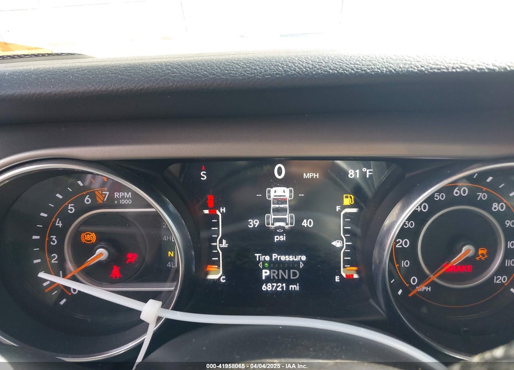 2020 JEEP WRANGLER / VIN: 1C4GJXAGXLW320279