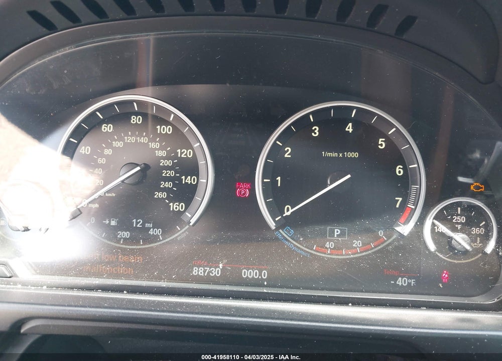 2014 BMW 5 SERIES VIN: WBA5B3C59ED533891