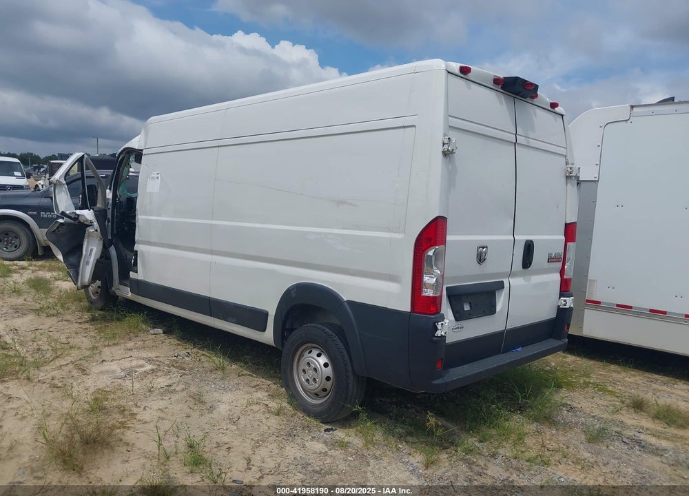 2017 RAM PROMASTER 2500 HIGH ROOF 159 WB VIN: 3C6TRVDG9HE551870