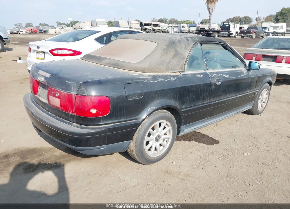 1996 AUDI CABRIOLET VIN: WAUAA88G9TA008367