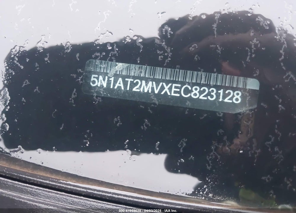 2014 NISSAN ROGUE VIN: 5N1AT2MVXEC823128