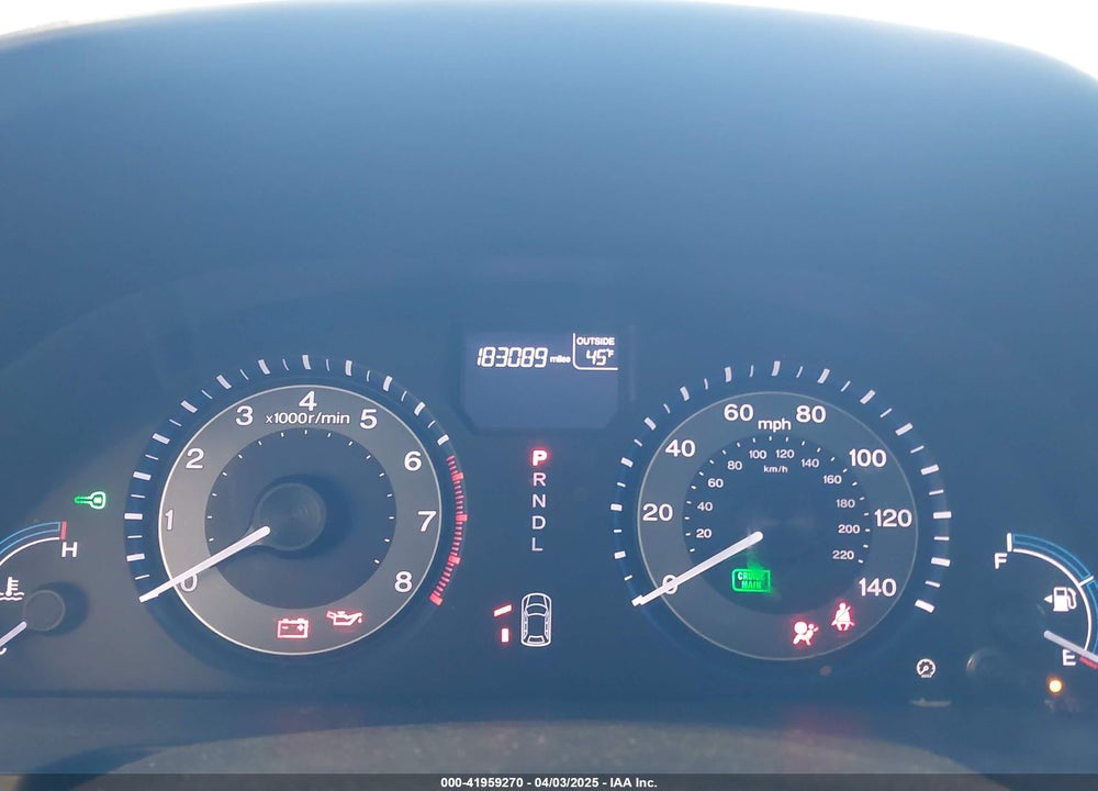 2012 HONDA ODYSSEY EX-L VIN: 5FNRL5H67CB075577