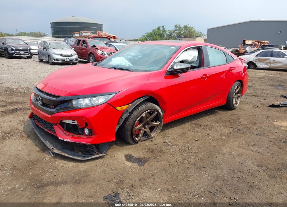 2018 HONDA CIVIC SI VIN: 2HGFC1E56JH703600