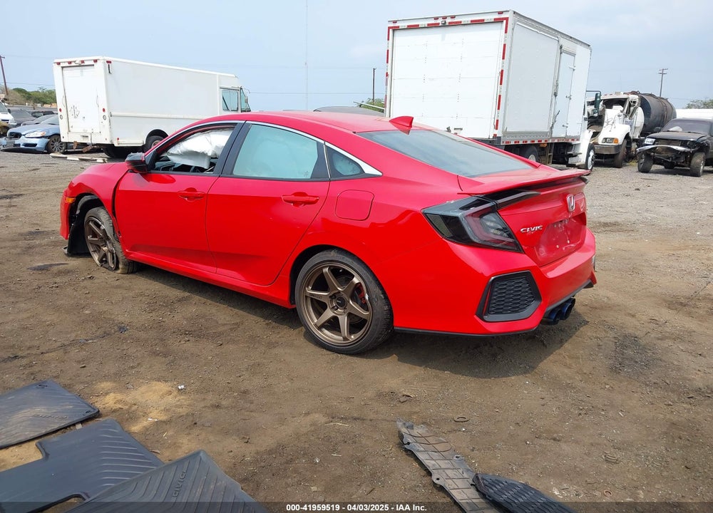 2018 HONDA CIVIC SI VIN: 2HGFC1E56JH703600