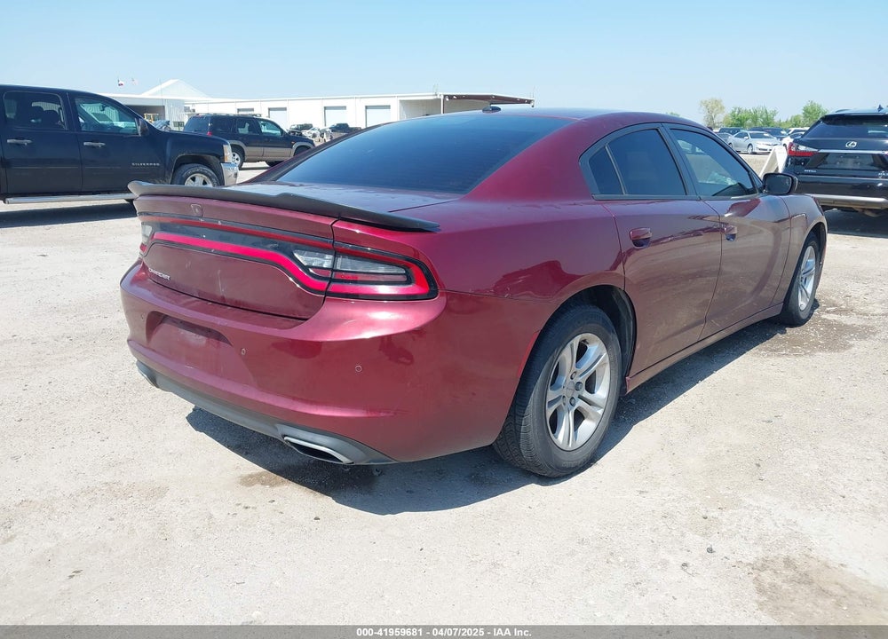 2018 DODGE CHARGER SXT RWD VIN: 2C3CDXBG5JH152233