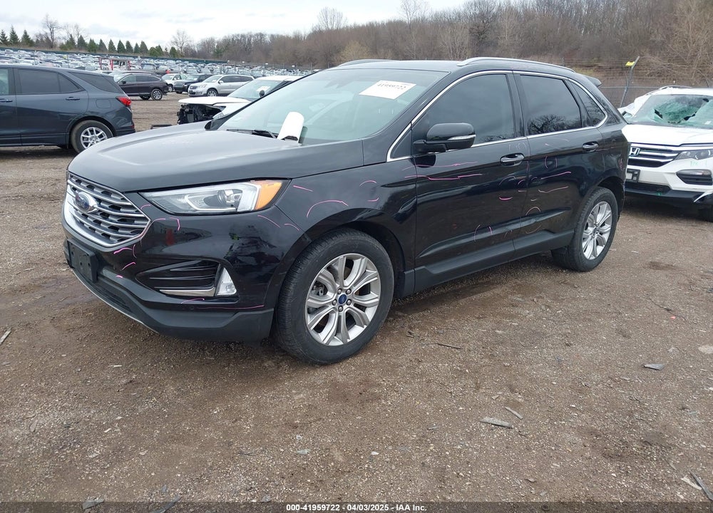2020 FORD EDGE TITANIUM VIN: 2FMPK4K93LBB35550