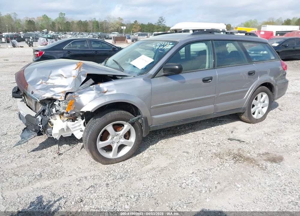 2008 SUBARU OUTBACK 2.5I/2.5I L.L. BEAN EDITION VIN: 4S4BP61C787366973