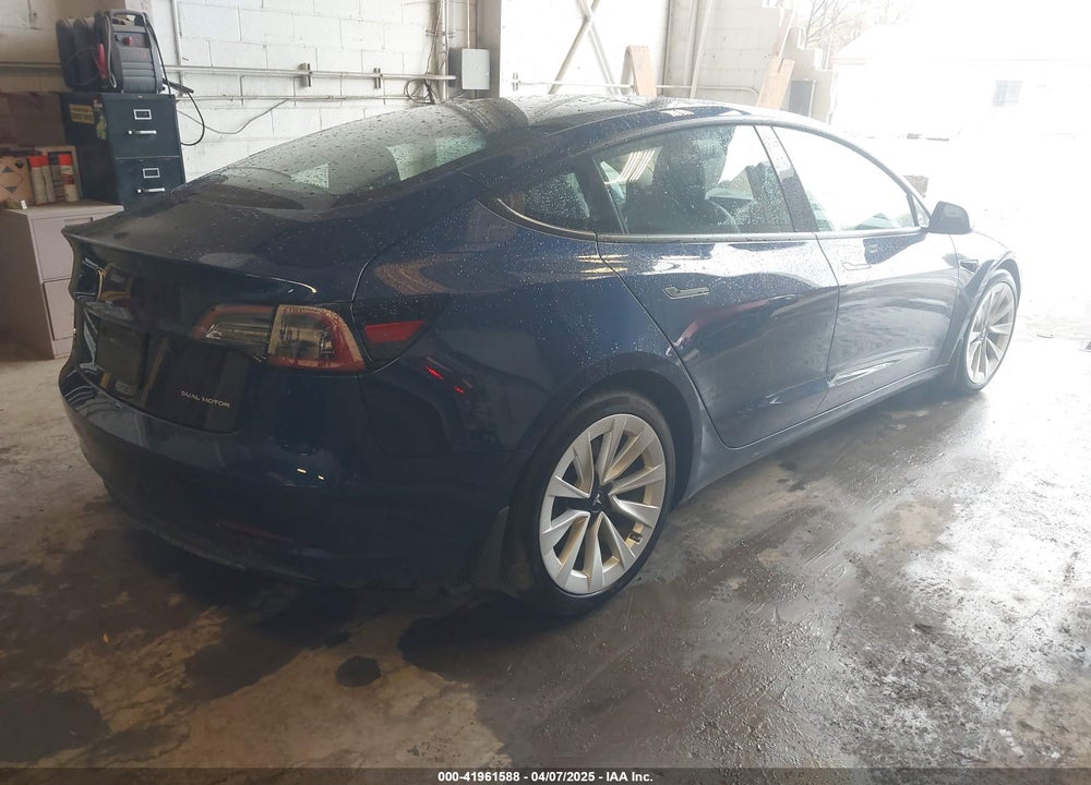 2022 TESLA MODEL 3 LONG RANGE DUAL MOTOR ALL-WHEEL DRIVE VIN: 5YJ3E1EB3NF209109