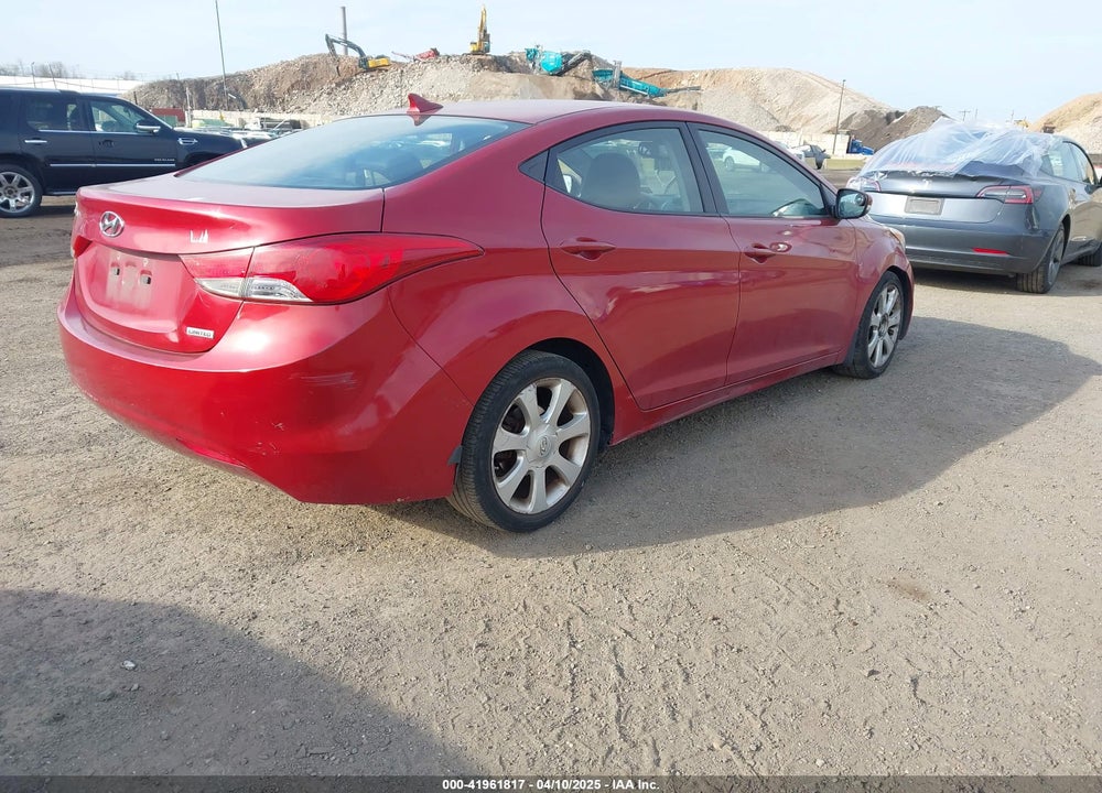 2013 HYUNDAI ELANTRA LIMITED VIN: KMHDH4AE0DU697658