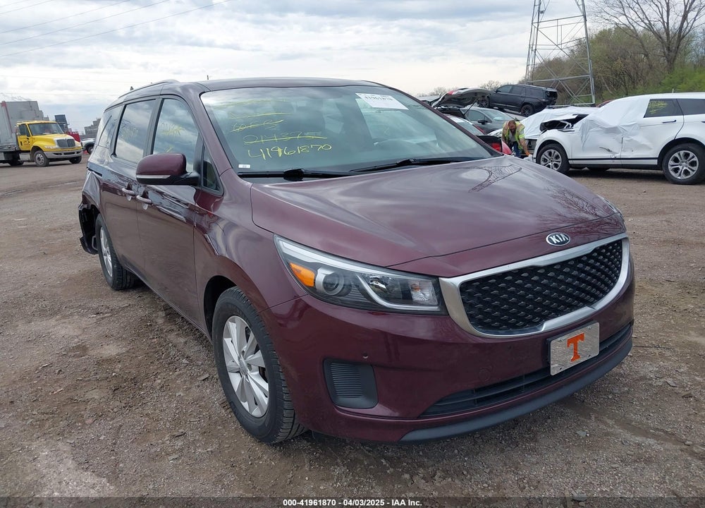 2016 KIA SEDONA LX VIN: KNDMB5C19G6214375