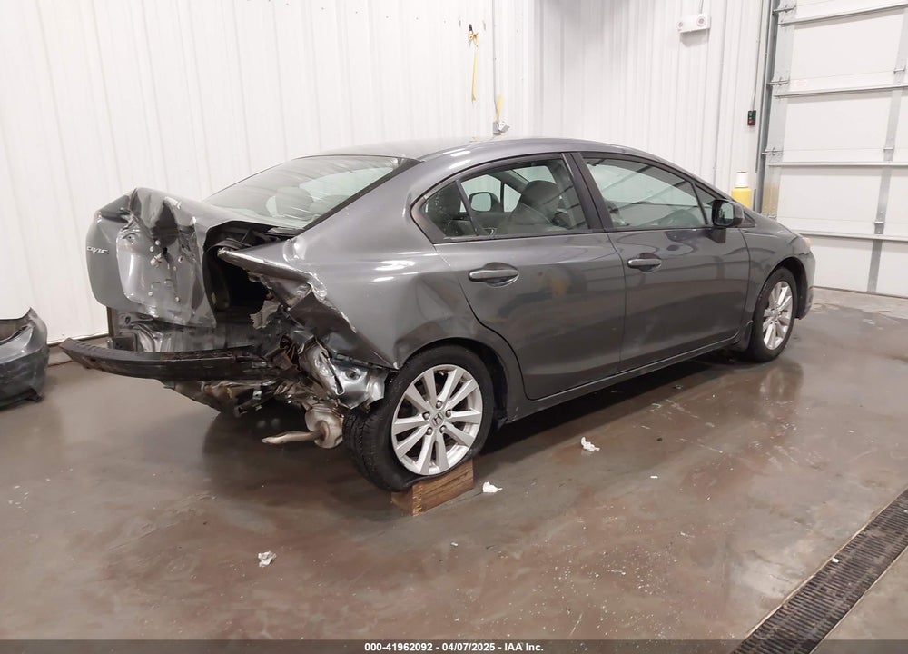 2012 HONDA CIVIC EX-L VIN: 2HGFB2F95CH315612
