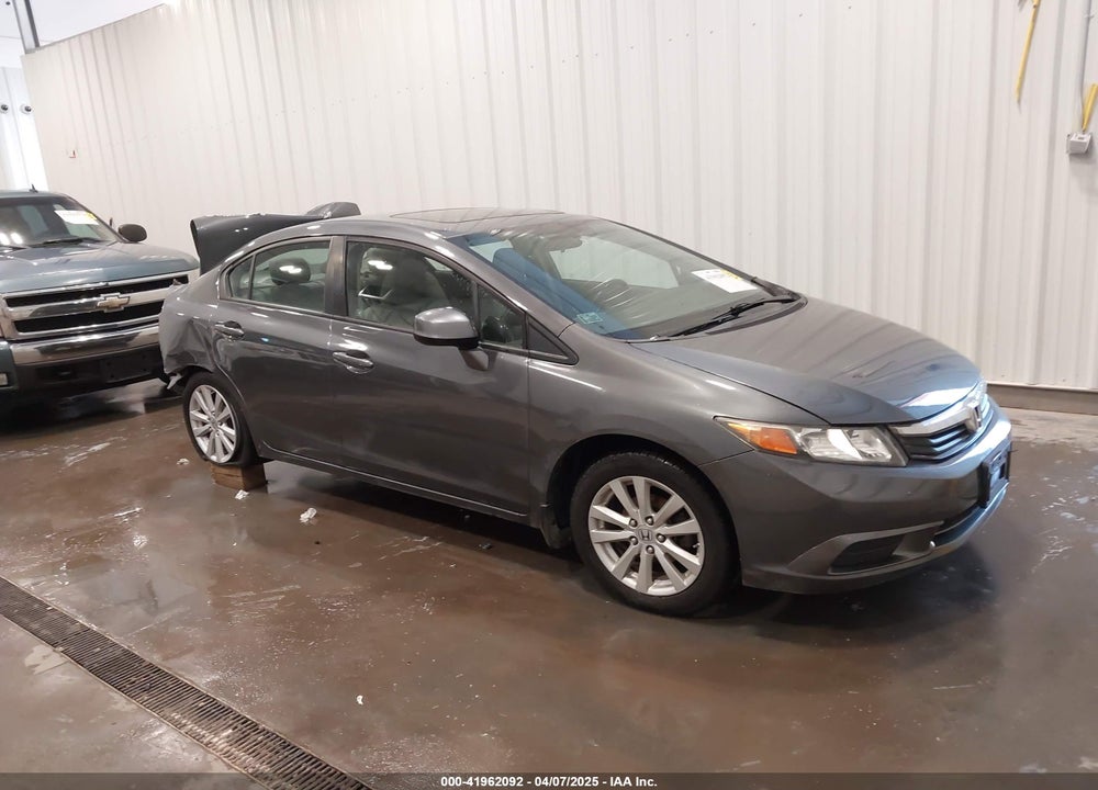 2012 HONDA CIVIC EX-L VIN: 2HGFB2F95CH315612