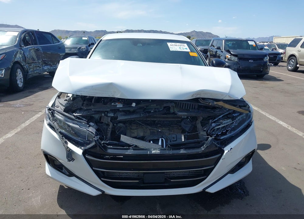 2022 HONDA ACCORD SPORT VIN: 1HGCV1F36NA103819