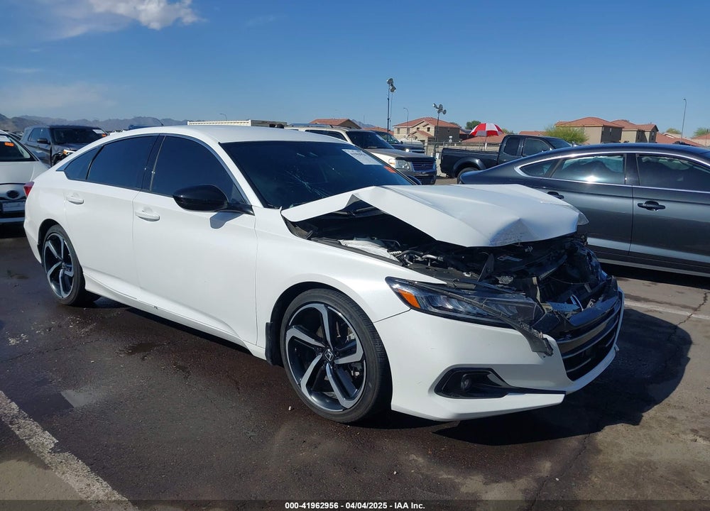2022 HONDA ACCORD SPORT VIN: 1HGCV1F36NA103819