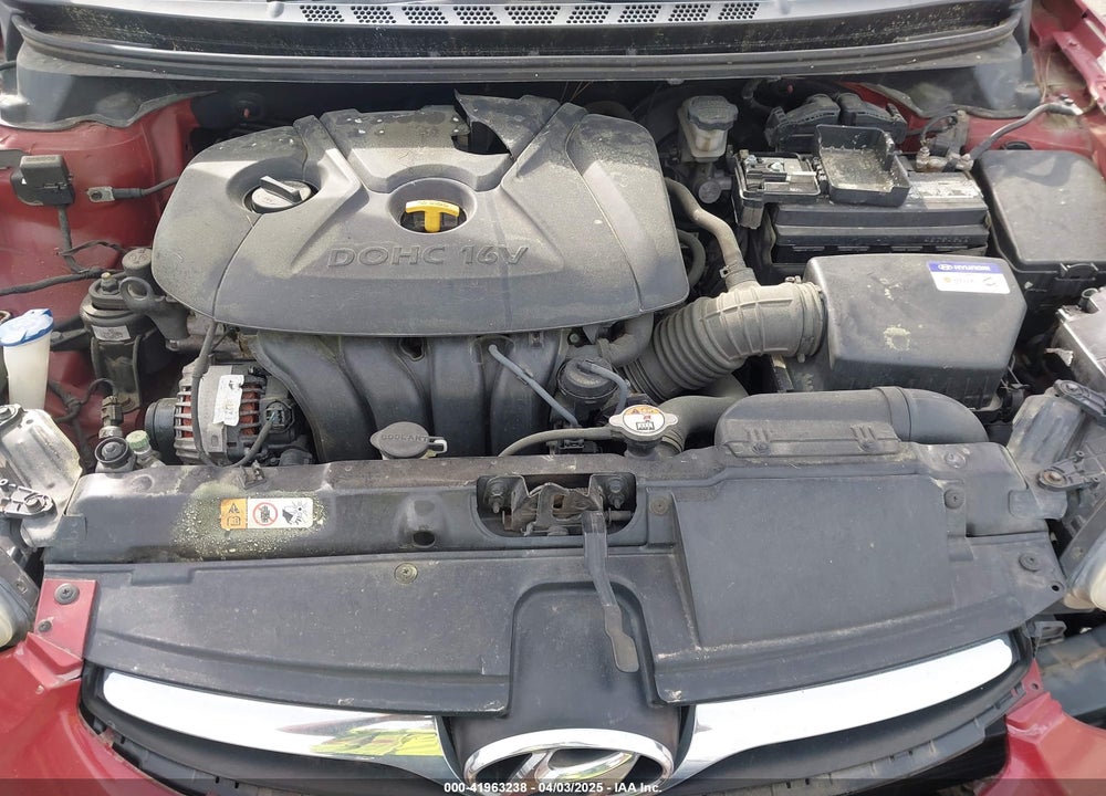 2013 HYUNDAI ELANTRA VIN: KMHDH4AE4DU551070