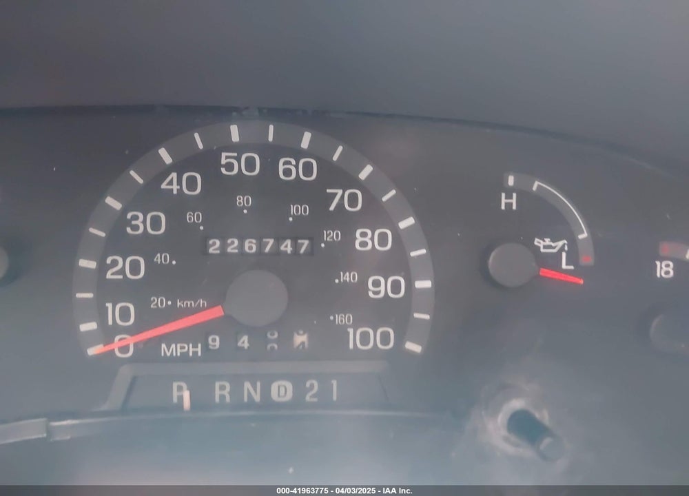 2003 FORD E-350 SUPER DUTY COMMERCIAL/RECREATIONAL VIN: 1FTSS34L43HB29633