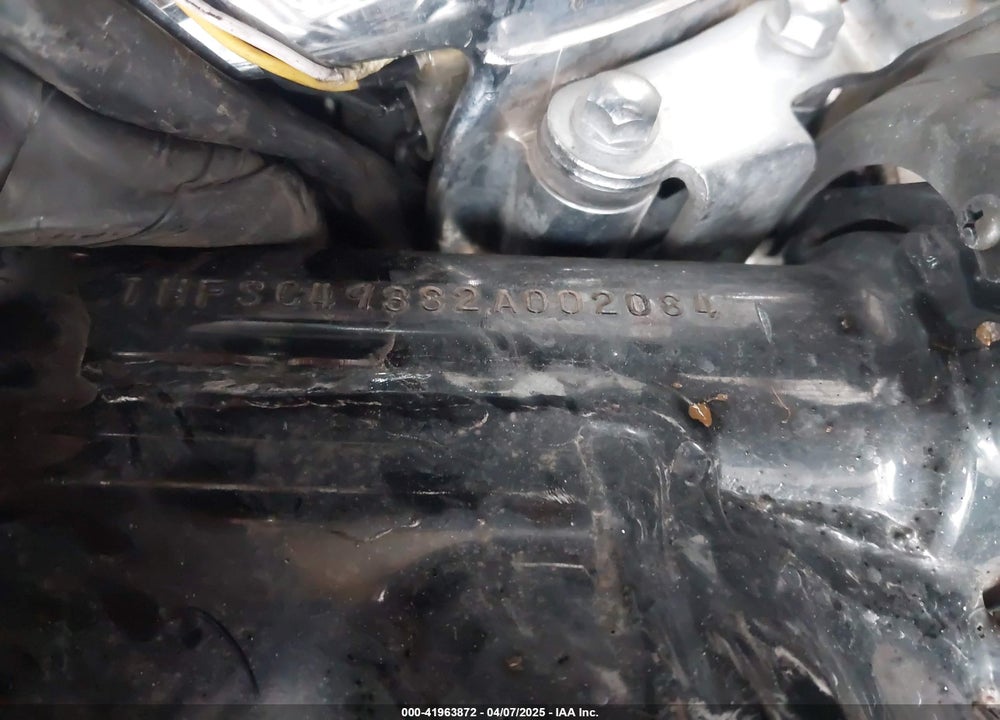 2002 HONDA VTX1800 S VIN: 1HFSC49382A002084