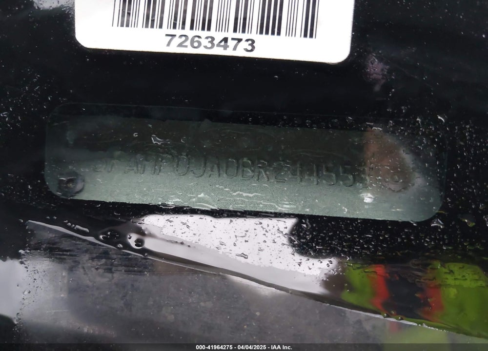 2011 FORD FUSION VIN: 3FAHP0JA0BR244553
