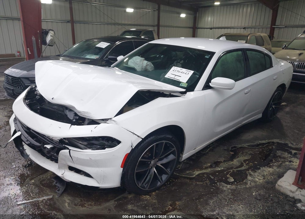 2016 DODGE CHARGER SXT VIN: 2C3CDXHG7GH237168