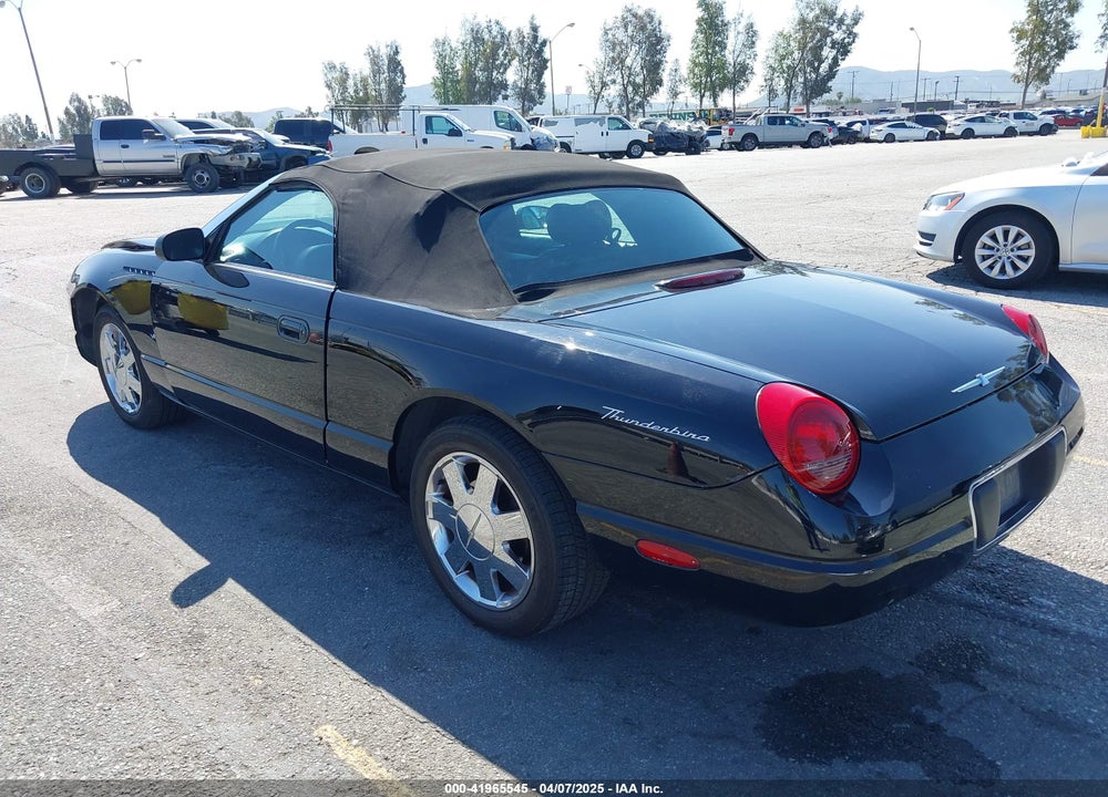 2003 FORD THUNDERBIRD VIN: 1FAHP60AX3Y112875