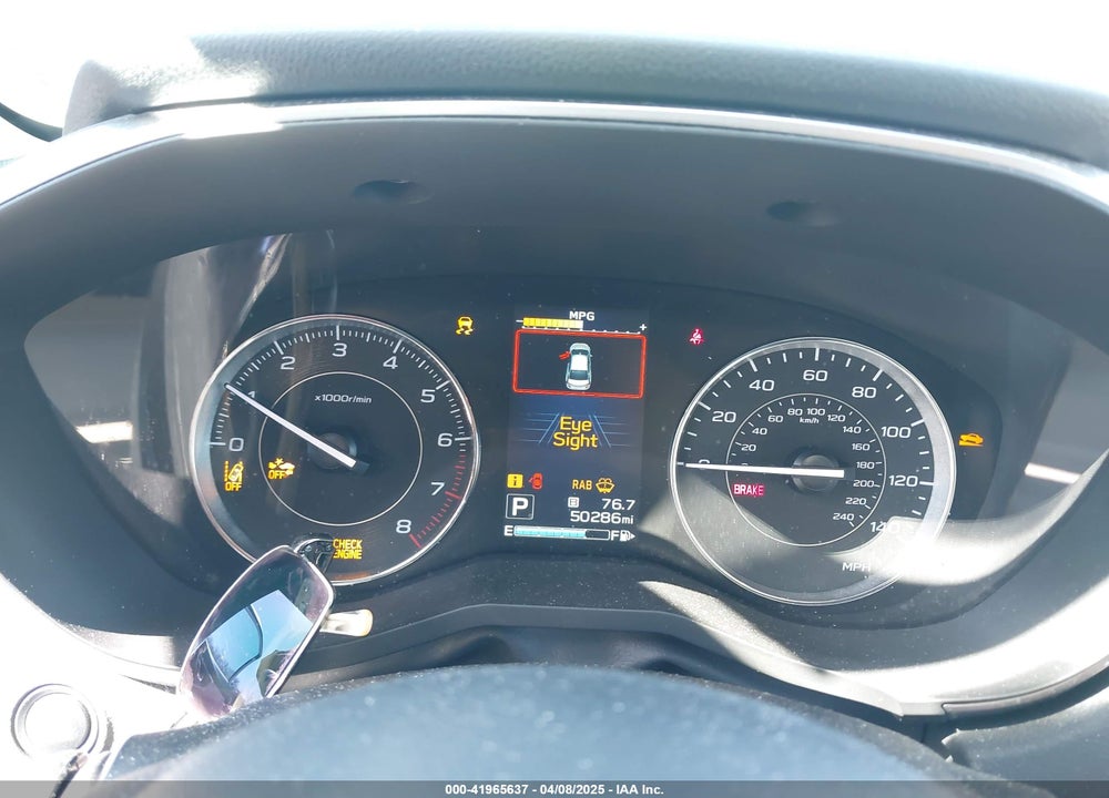 2019 SUBARU IMPREZA VIN: 4S3GTAS65K3743817