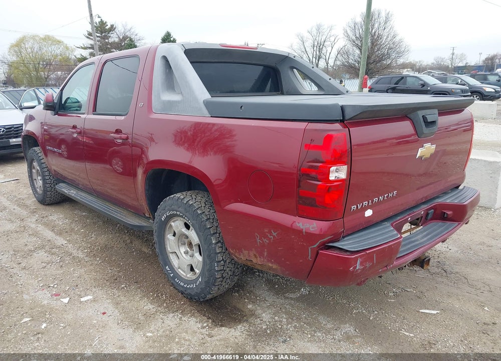 2007 CHEVROLET AVALANCHE 1500 LT VIN: 3GNFK123X7G112836