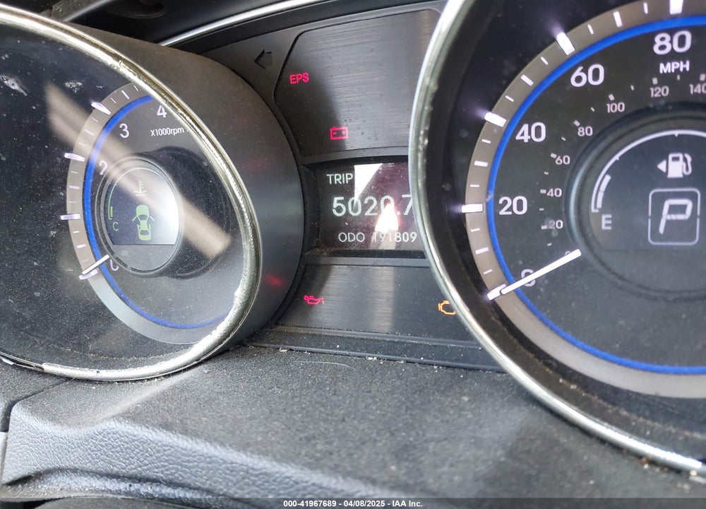2013 HYUNDAI SONATA VIN: 5NPEB4AC4DH654394
