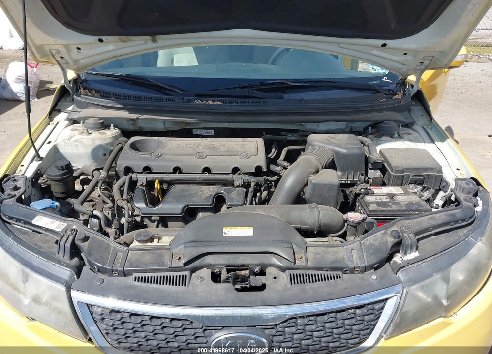 2010 KIA FORTE VIN: KNAFU4A28A5272299