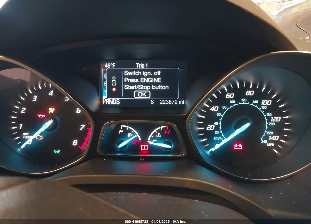 2014 FORD ESCAPE VIN: 1FMCU9J96EUE11367