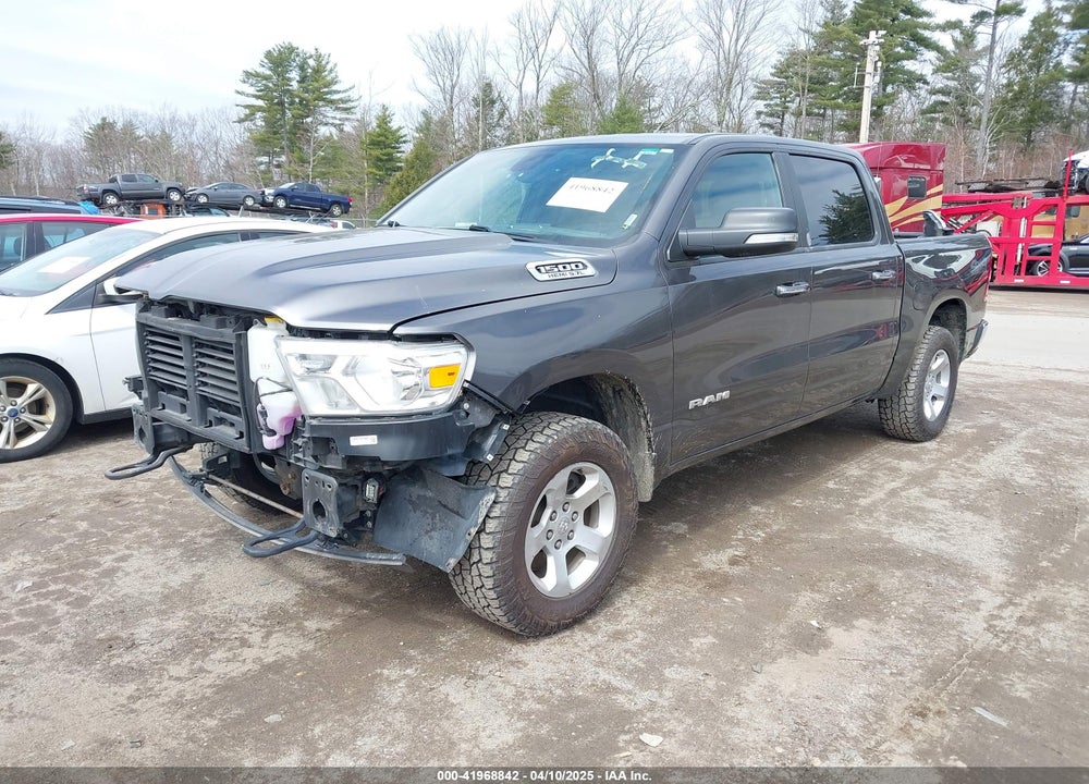 2019 RAM 1500 BIG HORN/LONE STAR 4X4 5'7 BOX VIN: 1C6SRFFT0KN912479