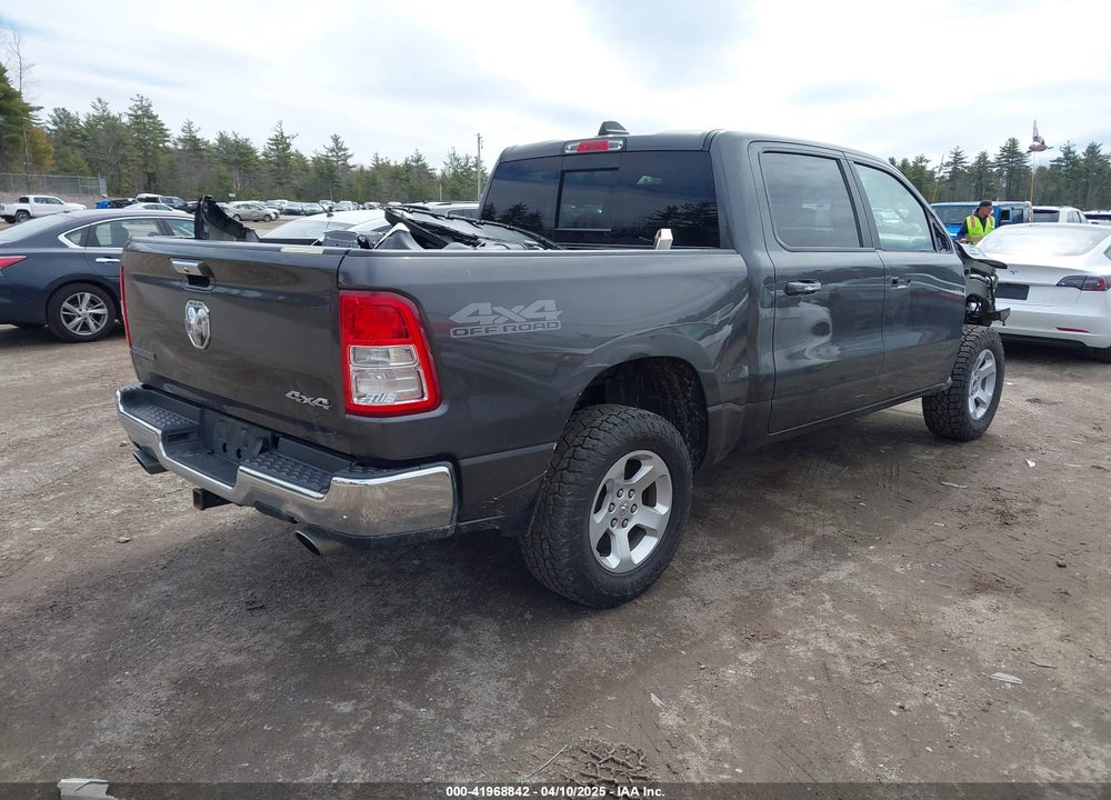 2019 RAM 1500 BIG HORN/LONE STAR 4X4 5'7 BOX VIN: 1C6SRFFT0KN912479