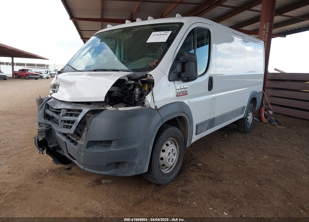 2017 RAM PROMASTER 1500 LOW ROOF 136 WB VIN: 3C6TRVAGXHE532152