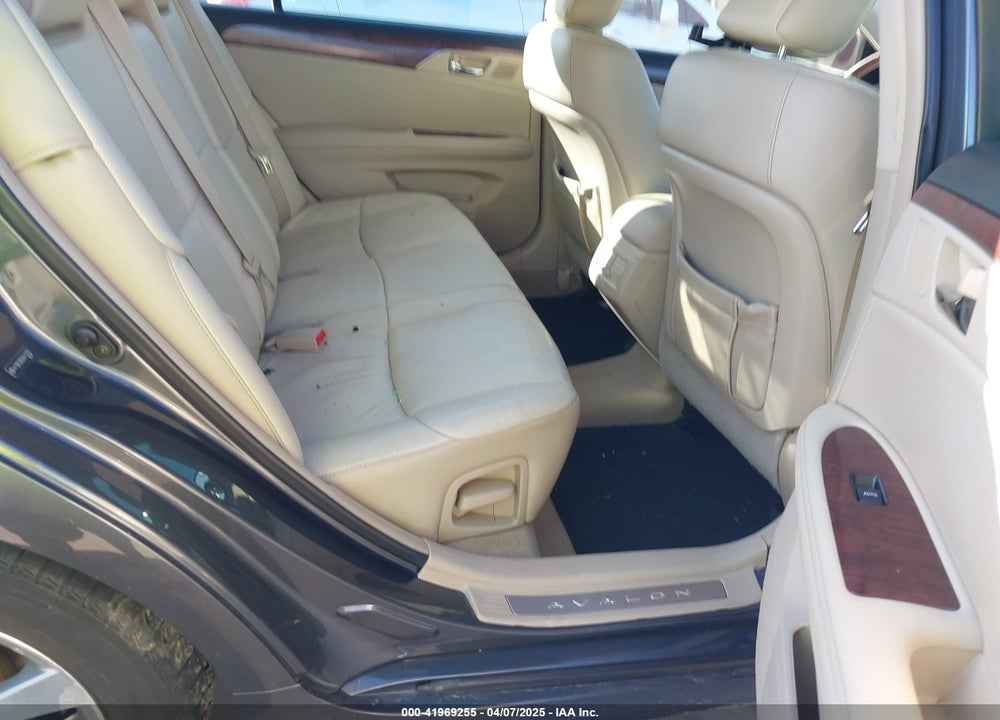 2011 TOYOTA AVALON VIN: 4T1BK3DB5BU412762