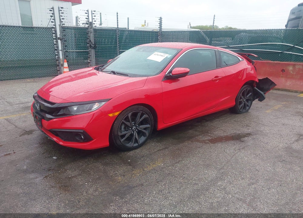 2019 HONDA CIVIC VIN: 2HGFC4B80KH303422