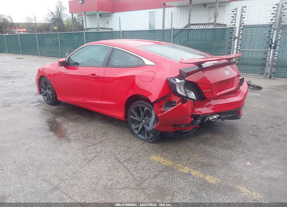 2019 HONDA CIVIC VIN: 2HGFC4B80KH303422