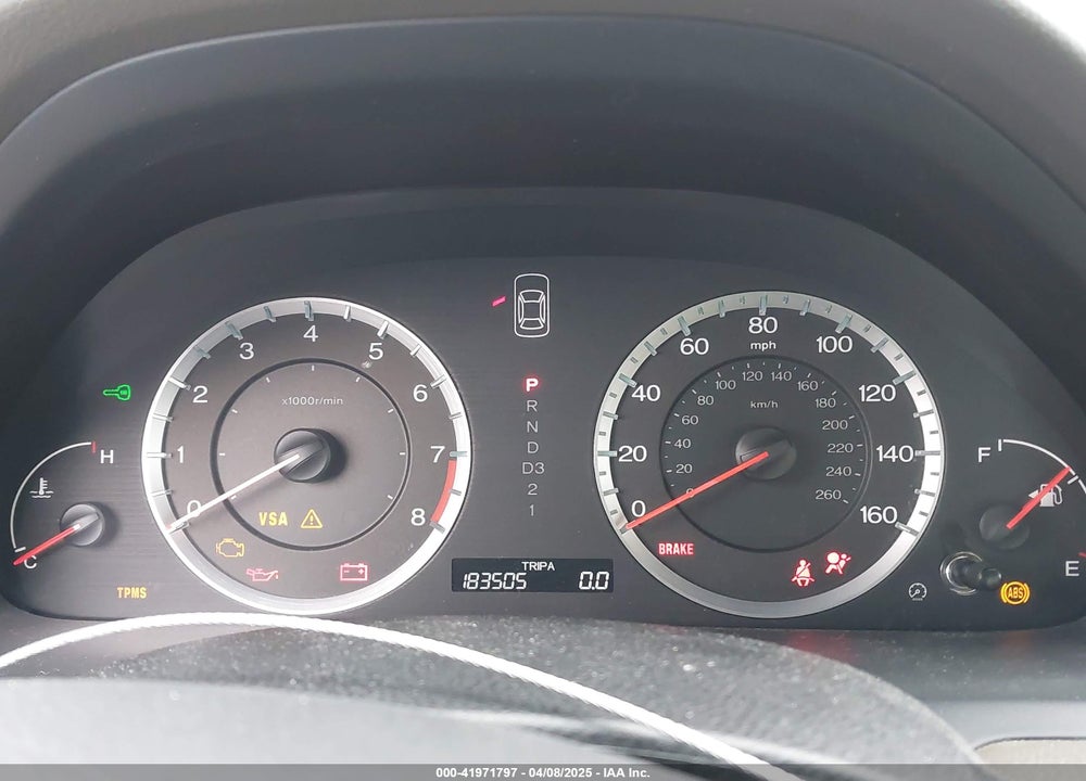 2009 HONDA ACCORD VIN: 1HGCP26879A063185