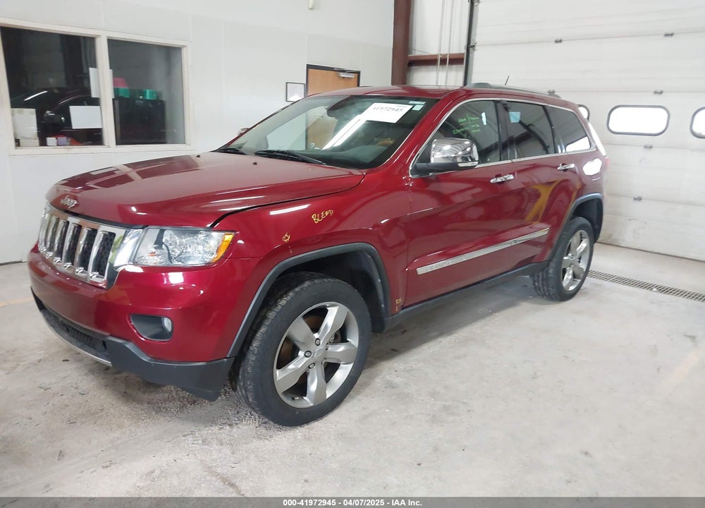 2012 JEEP GRAND CHEROKEE OVERLAND VIN: 1C4RJFCT9CC162127