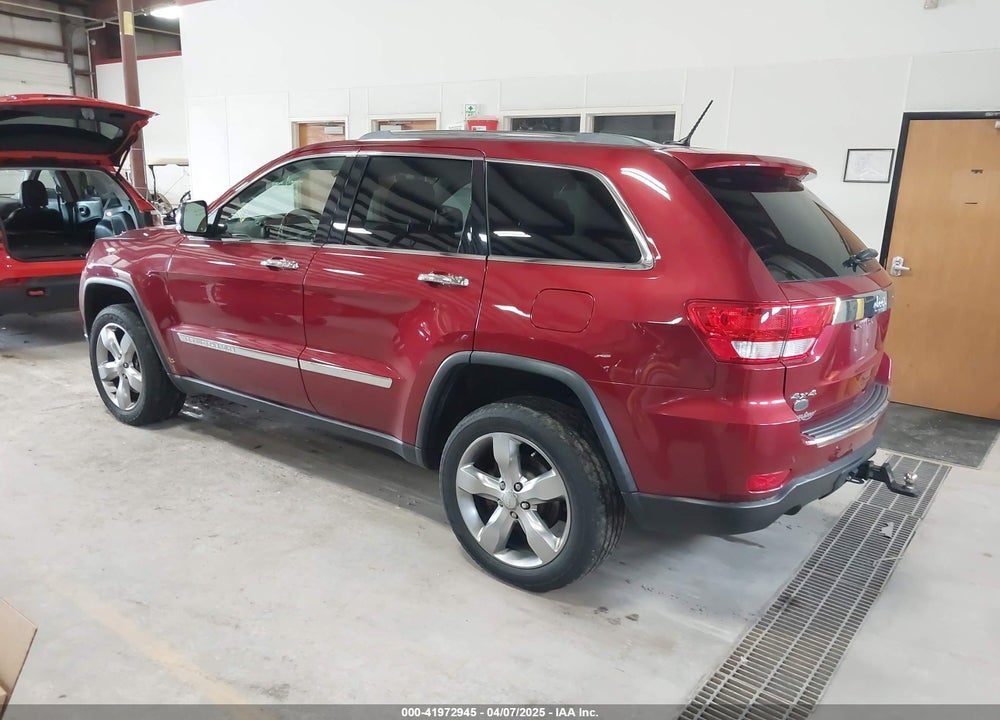 2012 JEEP GRAND CHEROKEE OVERLAND VIN: 1C4RJFCT9CC162127