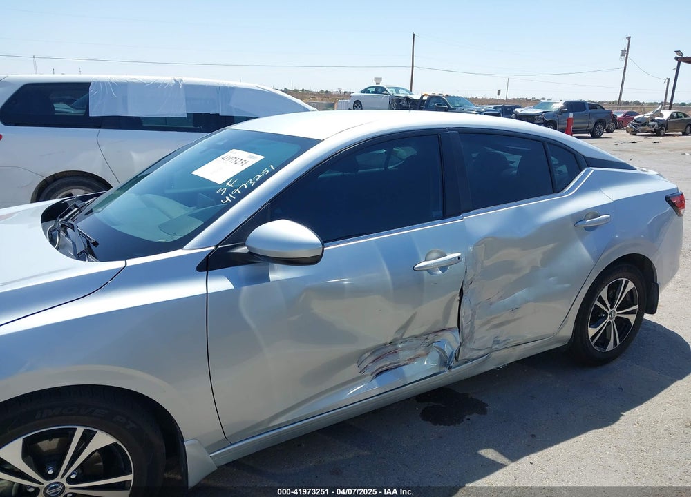 2022 NISSAN SENTRA SV XTRONIC CVT VIN: 3N1AB8CV3NY210290