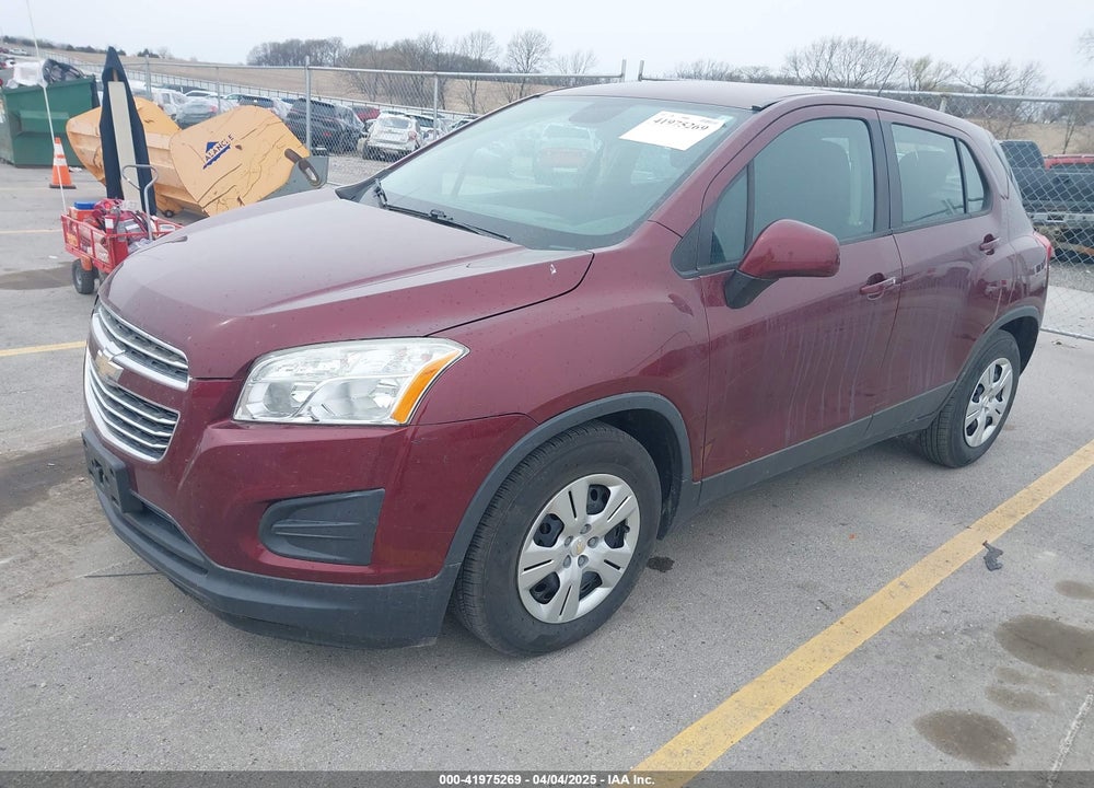 2016 CHEVROLET TRAX VIN: 3GNCJKSB6GL249881