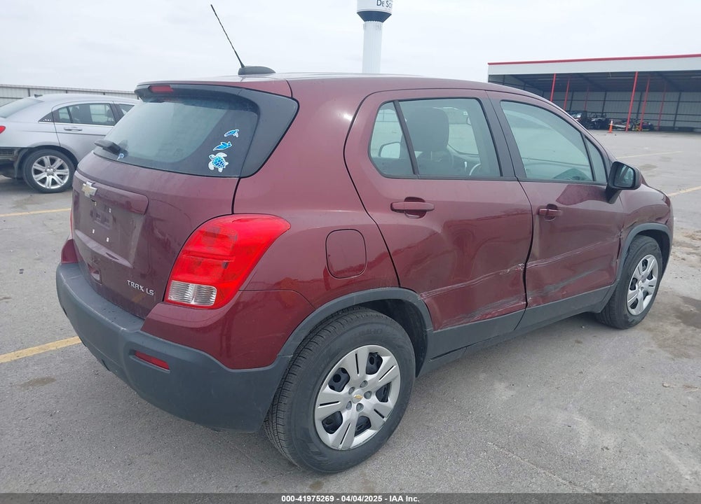 2016 CHEVROLET TRAX VIN: 3GNCJKSB6GL249881